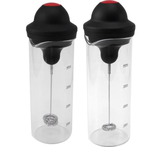 Milk Frother Electric Shake Mixer Jug Cup for Home Office with Scale