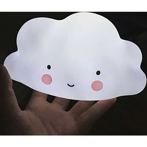 Colorful Soft Silicone LED Cartoon Night lights for Baby Kids Chid Gift Sleepping Lamp Bedroom Desk Decor Luces Cool Lamps