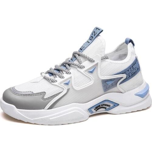 2021 Early Autumn Men Shoes Mesh Breathable Mens Casual Shoes Comfortable Fashion Lightweight Moccasins Men Sneakers Size 39-44