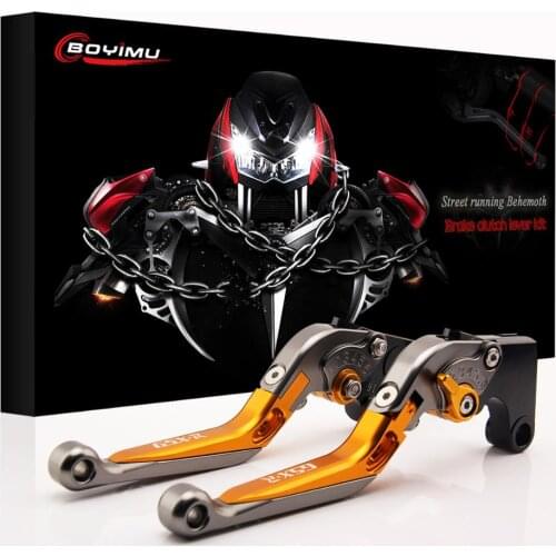 Logo GSXR For Suzuki GSXR 750 600 GSXR600 GSXR750 2006-2019 CNC Folding Extendable Motorcycle Brake Clutch Lever