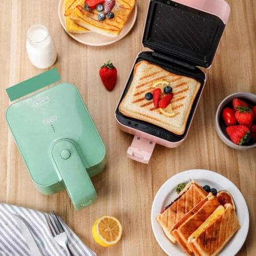 YIDPU Sandwich Machine Breakfast Machine Bread Machine Household Small Non Stick Coating Toaster
