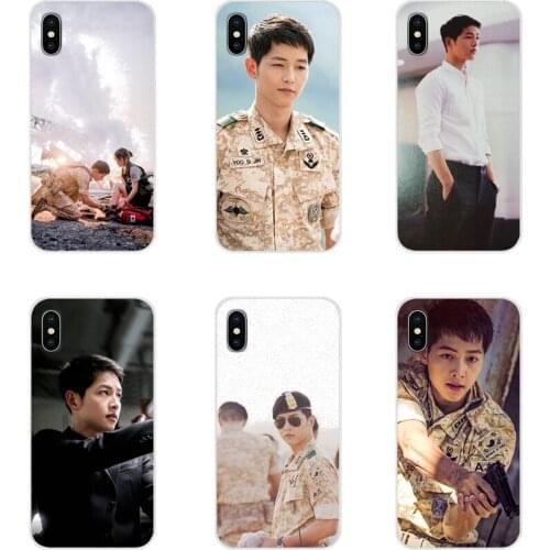 For Motorola Moto X4 E4 E5 G5 G5S G6 Z Z2 Z3 G G2 G3 C Play Plus Descendants Of The Sun Song Joong Ki Soft Transparent Cover Bag
