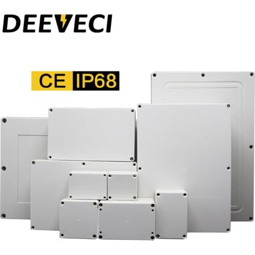 Outdoor Waterproof Enclosure Plastic Box Electronic Project Instrument Case Electrical Project Box Junction Box Housing