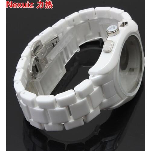 22mm White NEW Watchbands ,High Quality Ceramic Watchband Diamond Watch fit AR1403 Man watches Bracelet watch strap WATCHBAND