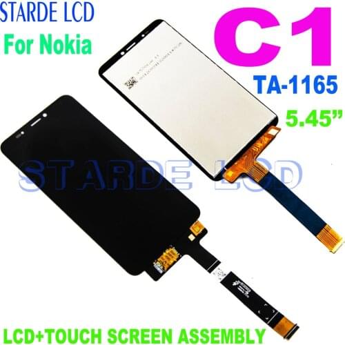 Original For Nokia C1 LCD Display Touch Screen Digitizer Assembly Replacement Part for Nokia C1 TA-1165 lcd screen Display touch