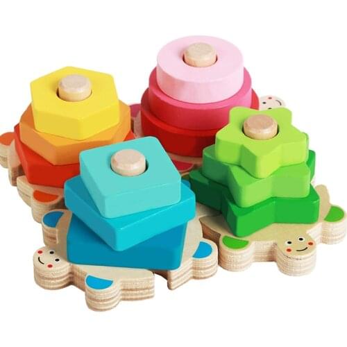 Preschool Rainbow Pyramid Toys