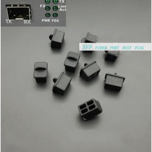 SFP fiber port dust plug SFP fiber transceiver Optical port switch dust plug