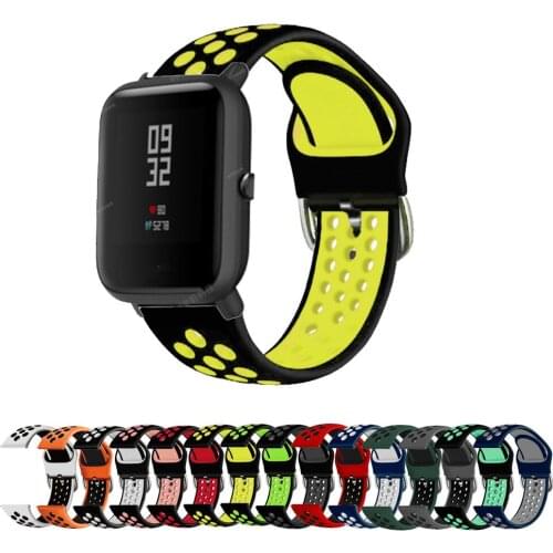 Silicone Strap for Xiaomi Huami Amazfit Bip Lite Youth 1S Smart Watch Wrist Bracelet for Amazfit GTS BIP S/U Pro Watchband Strap