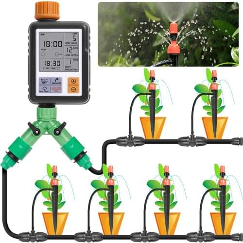 Outdoor garden balcony potted plant timing automatic watering device watering controller irrigation sprinkler watering tool