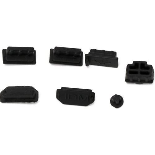 7Pcs Dust Plug Silicone Dust Proof Cover Stopper Dustproof Case Kits for xbox one X Gaming Console