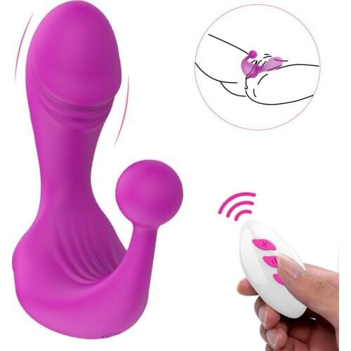 G Spot Dildo Vibrator for Women Wireless Remote Control Vagina Clitoris Massager Silicone Waterproof Female Masturbator Sex Toy