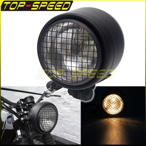 Universal Head Lamp Headlight Grill Cover For Fit On Motorcycles Bikes Cruisers Choppers Bobber Cafe Racer Custom Application