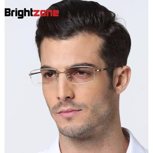 High Archives Pure Titanium Myopia Spectacle Frame Can Determine Defence Light Exceed Light Business Affairs Optics Glasses