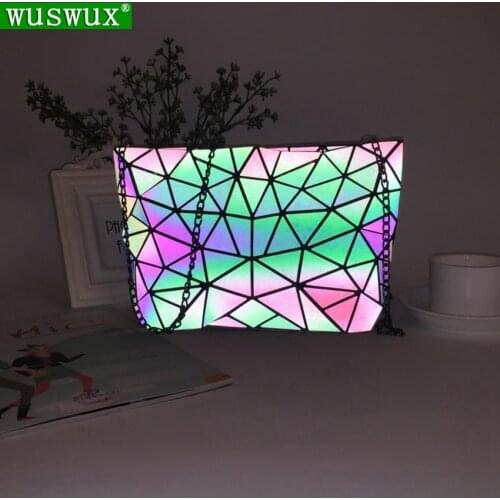 WUSWUX Womens Shiny Bags