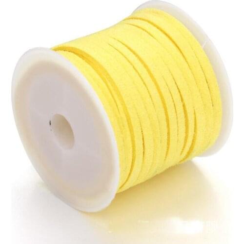 10 m\lot (2.8x1.5 mm) Leather Cords Faux Suede Cord Velvet String Rope Cord For DIY Craft Supply Jewelry Finding Bracelets