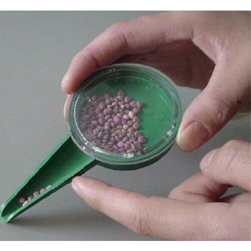 5 Different Settings Adjustable Size Seed Dial Setting Disseminator Sower Planter Starter Seeder Funnel Type sow gardening tools