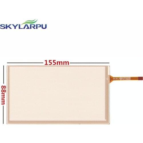 Skylarpu 6.2 inch car navigation DVD reading machine repeater 155mm*88mm touch screen GPS touch screen 155*88mm