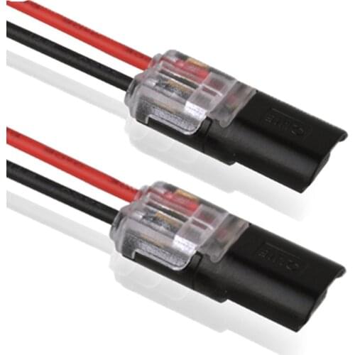 2p 10pcs Spring Connector Wire for Led Ltrip With No Welding Screws Quick Connector Cable clamp Terminal Block 2 Way Easy Fit