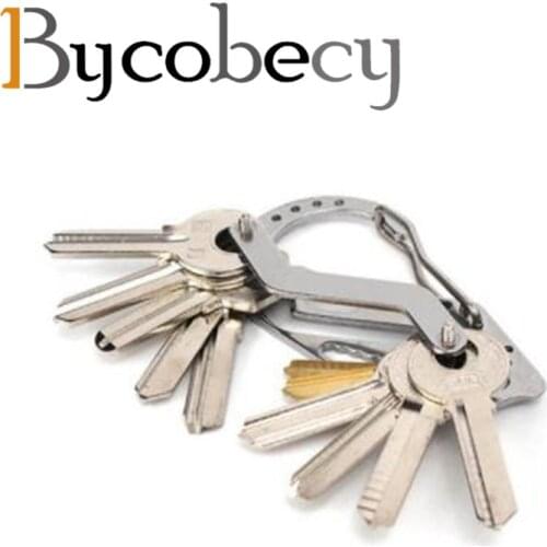 Key Holder KeyRing Wallets Smart Car Key Chain Collector Housekeeper Oxide Aluminum EDC Pocket Key Organizer Bottle Opener