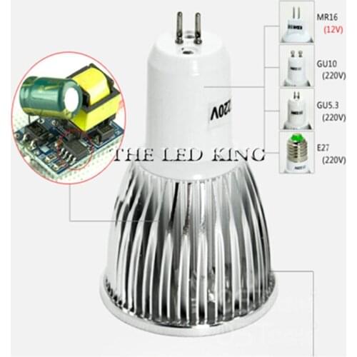 Dimmable COB LED Spotlight 220V GU10 LED Lamp E27 110V 3W 5W 7W AC 85-265V GU5.3 Spot Luz MR16 12V LED Bulbs E14 Home Lighting