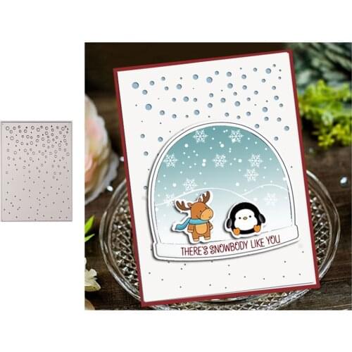 Polka dot background Metal Cutting Dies for DIY Scrapbooking Die Cut Stencils Crafts Making Album Photo Card Template Decor