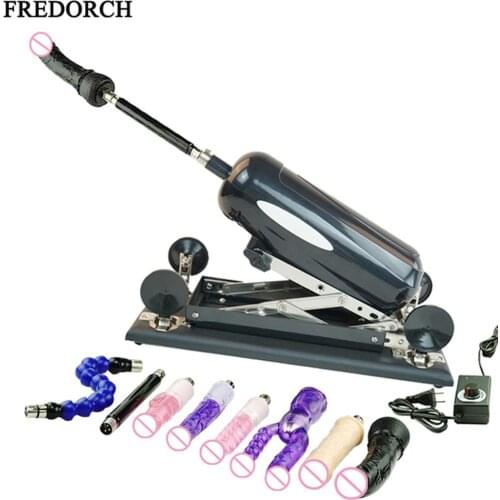 FREDORCH Updated version Sex Machine Gun with Big Dildo, Automatic Sex Machines for women, love machine with 8 Accessories