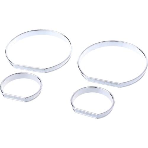 New Chrome Gauge Dash Dial Rings Bezel Trim Speedometer AC M-Tech For BMW E46