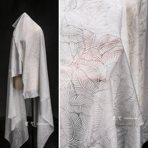 Semi-permeable Cotton Yarn Graphic Cloth Creative Handmade Home Textile Bottoming Shirt Skirt Clothing Designer Fabric