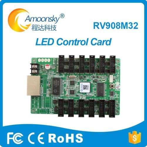 Linsn RV908M32 rv908m control receiving card with hub port work with ts802d for led video processor led for matrix led module p3
