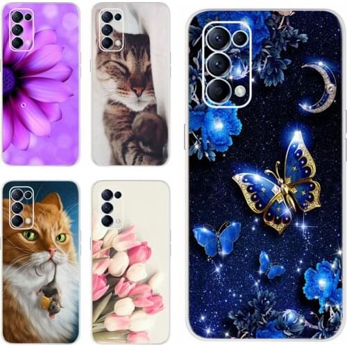 Silicone Case For Oppo Reno 5 5G Case Soft Slim Cover Full Protective Shell For Oppo Reno5 Pro 5G Reno5 Phone Case Fundas Bumper