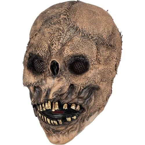 Creepy Halloween Mask Smiling Demons Horror Face Masks The Evil Cosplay Props Headwear Dress Up Party Clothing Accessories Gifts