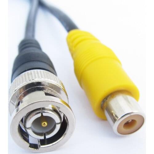 1pc 1M/3ft Coax Jumper Test Cable BNC Male to RCA Female Phono for CCTV Cameras Item No.: 40152
