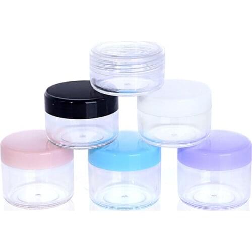 10g/15g/20g 5g/ml Cosmetic Empty Jar Pot Eyeshadow Makeup Face Cream Container Bottle for Beauty Cosmetic Makeup Refillable Bot