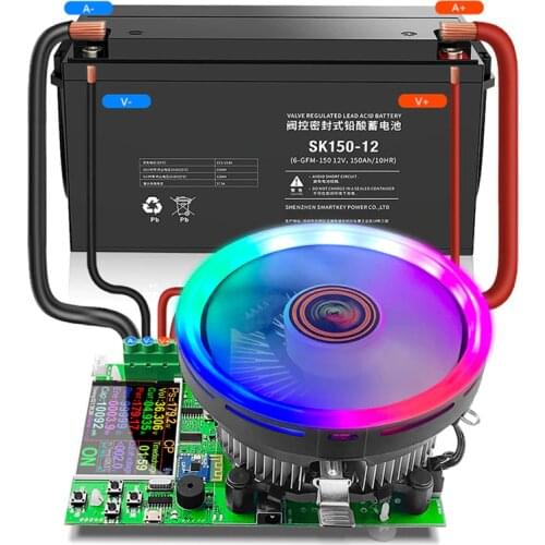 2.4" 4 Wire DC USB Tester Electronic Load 18650 Battery Capacity Monitor Discharge Charge Power Bank Meter Supply Checker APP