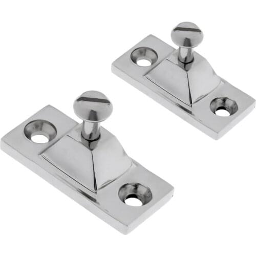 2pcs 316 Marine Grade Stainless Steel Side Mount Bimini Top Deck Hinges