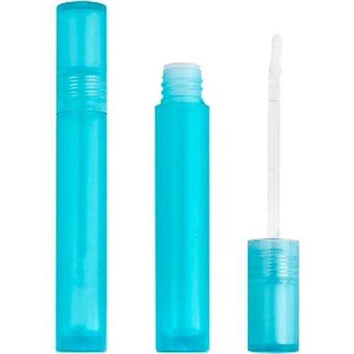 5ml Plastic Matte Green/Red Lip Gloss Tube Cosmetic Packaging Container Empty Round Liquid Lipstick Tube With Wand 25/50Pieces