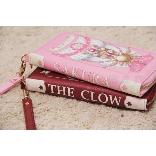 5pcs Hot New Cardcaptor Sakura Grimoire Handbag Wallet Classic Reproduce