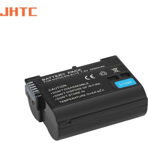 ENEL15 EN EL15 EN-EL15 Camera Battery 2550mah For Nikon DSLR D7000 D7100 D7200 D600 D610 D800 D800E D810 D81 L15 Batterie