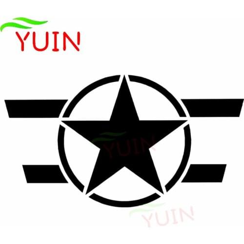 Star Pattern Car Sticker Fashion Car Window Body Decoration PVC Waterproof Sunscreen Decal Black/White/Red/Laser/Silver