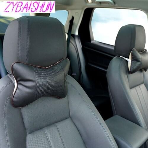 2PCS /neck headrest breathable car pillow car styling accessories for Cadillac XTS SRX ATS CTS/Renault Koleos Fluenec Latitude