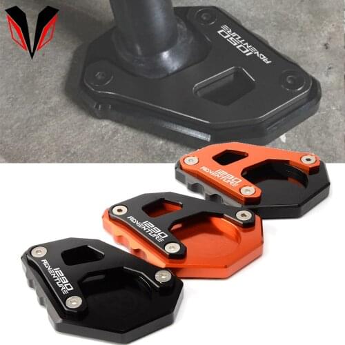 For KTM Adventure 1290 1190 1090 1050 Adv Motorbike parts CNC Kickstand Foot Side Stand Extension Pad Enlarge Plate
