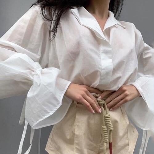 Elegant Office Lady V-neck Button Blouse Shirt Women Blouses Autumn Long Sleeves Solid Tops blouse women 2020 button up shirt