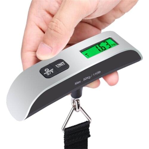 Mini Hanging Scale 50Kg /10g Digital Electronic Luggage Scale Portable Travel Suitcase Bag Scale Weight Balance Electronic Kg Lb