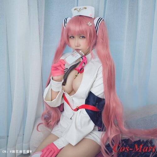 Game Azur Lane HMS Perseus Cosplay Costume Unfamiliar Duty Time White Fashion Nurse Uniform Suit Role Play Clothing S-L