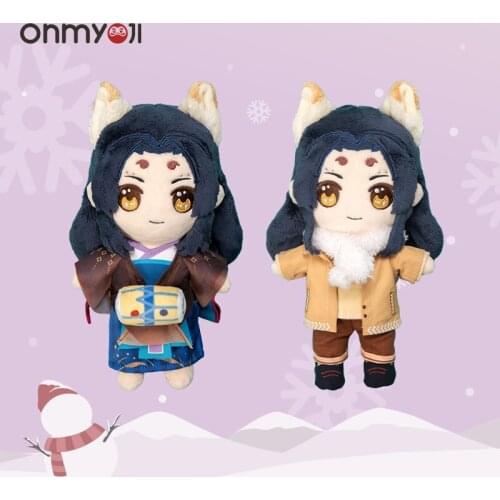 Game Onmyoji Tamamo no Mae Anime Cosplay Doll Plush Throw Pillow Changeable Cloths DIY Dressup Design Plushie Home Decor Toy NEW