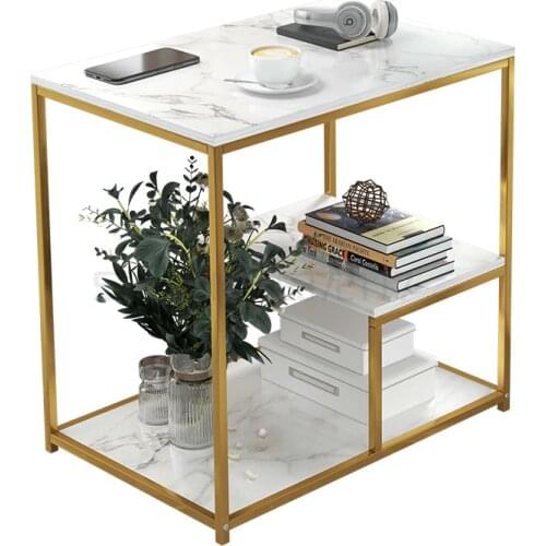 Coffee table side table sofa side cabinet creative small square table with drawer bedroom small family side table