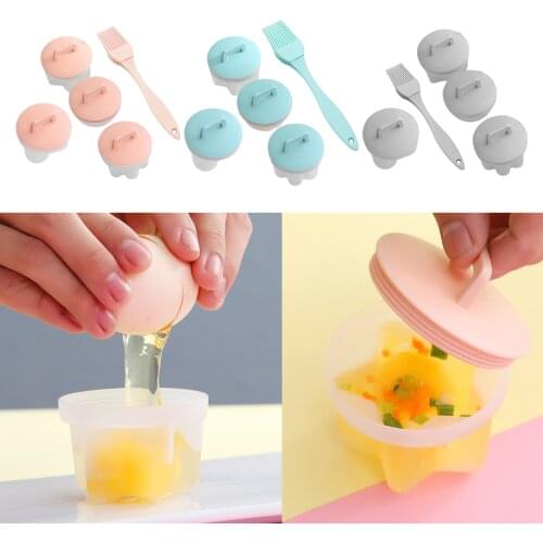 Egg Poacher Cup Food‑grade BPA-free Plastic Materials Smooth Surface Non‑stick Easy to Demold