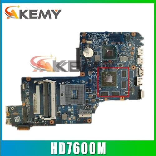 AKEMY Laptop Motherboard For Toshiba Satellite L870 C870 HM76 DDR3 HD7600M Mainboard Works