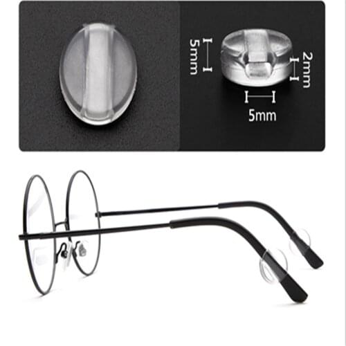 5 Pairs=10pieces Soft Anti-Slip Ear Hook Comfort Retainers for Glasses Accessories Round Grips