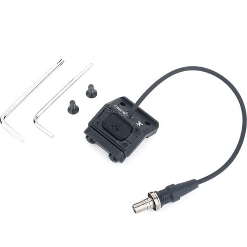 New Airsoft Tacitcal Mini Modlite ModButton Remote Switch For M300 M600 M600DF Torch Hunting Gun Weapon Light Fit 20mm Rail